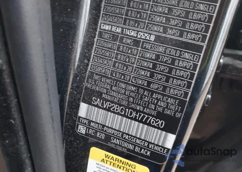 2013 Land Rover Range Rover Evoque Pure from USA, damaged, VIN SALVP2BG1DH777620